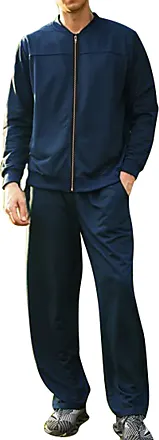 Men's Tracksuits Casual Long Sleeve 2 Piece Outfit Sports Jogging  Sweatsuits Set