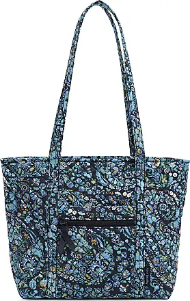 Vera Bradley Women's Cotton Small Vera Tote Bag Handbag, Embroidered Bloom  Boom Navy, One Size : : Clothing, Shoes & Accessories