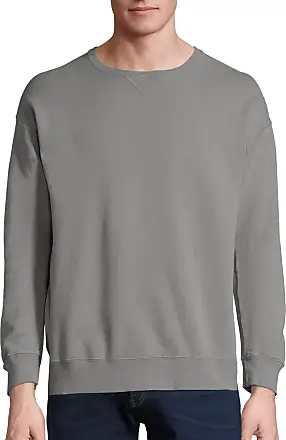Hanes Explorer Unisex L/S Graphic T-Shirt Concrete Grey