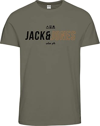 Jack /& Jones Originals T-Shirt Mens Logo Print Crew Neck Cotton Tee Jornewraffa