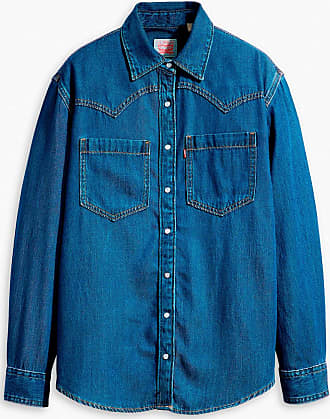 Jeansblusen aus Baumwolle in Blau: zu Shoppe −40% | bis Stylight