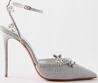 shoes, high heels, stilettos, louboutin, louis vuitton, zebra, sexy, white,  silver, glitter, heels - Wheretoget