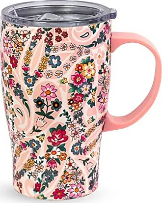 Vera Bradley Stainless Steel Large Tumbler in Botanical Paisley Pink