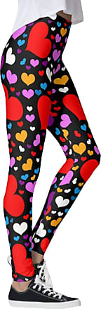 Day Leggings Print Women's Lovesy Pilates Stripes Valentine's