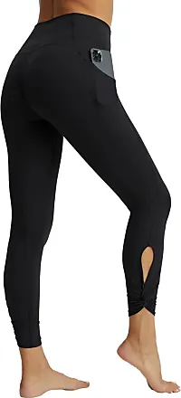 90 Degree By Reflex Womens Interlock Everyday Straight Leg Elastic Free  Waist Pant - Black - Small
