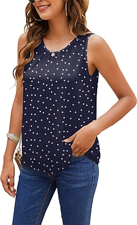 Dunacifa Womens Sleeveless Shirts Summer Casual Loose Tank Tops Tie-dye Gradient Tops Tunic T-Shirts Blouses 