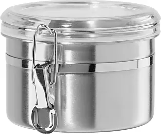 OGGI Large Stainless Steel Kitchen Airtight Canister 60 oz