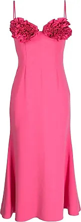 Rachel Gilbert Rue front-slit midi dress - Pink