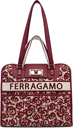 Ferragamo Prisma leather shoulder bag - Red