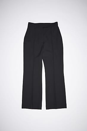 Acne Studios Pinstripe Flared Wool-blend Pants Womens Trousers Slacks and Chinos Acne Studios Trousers Slacks and Chinos 