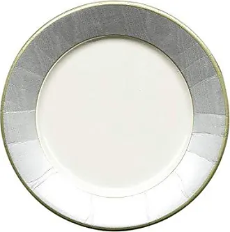 Caspari Salad-Dessert Plates, Grosgrain Border Black, 7 Inch - 8 plates