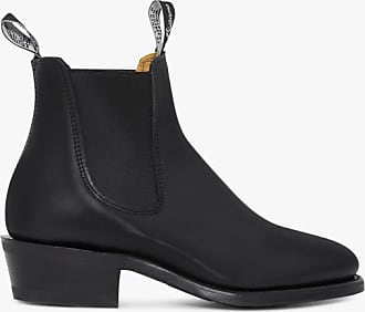 Black Lady Yearling Rubber Sole Boots, R.M.Williams Chelsea Boots