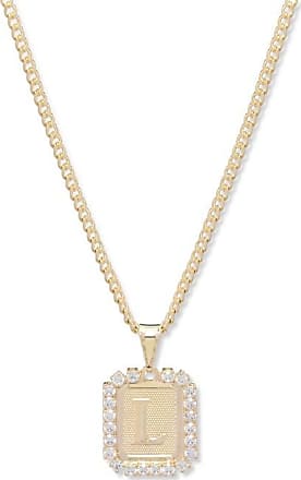 Bracha Initial Pendant Necklace in Gold-U