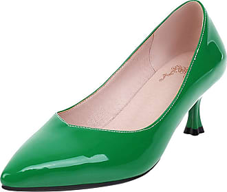 ladies green court shoes