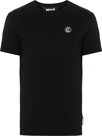 Plein Sport logo-appliqué polo shirt - Black