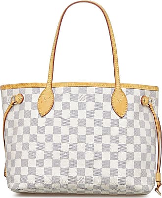 LOUIS VUITTON Authentic Women's Damier Azur Saleya PM Hand Bag Tote  Bag White