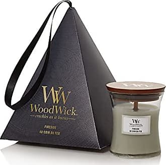 WoodWick Hourglass Scented Candle with Pluswick Innovation, Paraffin, Coastal Sunset, Large