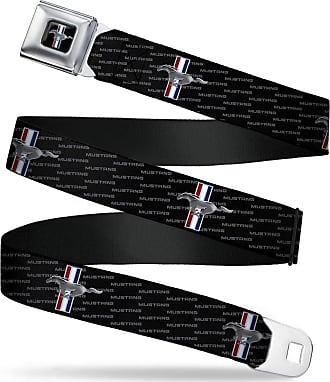 Pats Clovers Scattered Black//Green Buckle-Down Seatbelt Belt 20-36 Inches in Length St 1.0 Wide
