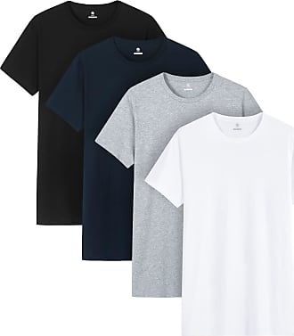 LAPASA Men’s Short Sleeves T-Shirt 1 Pack & 2 Pack Quick Dry Sports Essential Tee Shirt Crew Neck Undershirt with Anti-Odour Technology for Running Exercise Workout Gym Tops M15,M44 