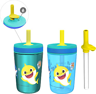 Zak Designs Disney Mickey Mouse Kelso Tumbler Set, Leak-Proof Screw-On Lid  with Straw, Bundle for Kids Includes Plastic and Stainless Steel Cups with  Bonus Sipper (3pc Set, Non-BPA)15 fl oz.