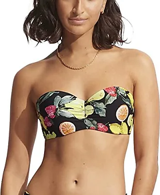 Seafolly Women's Goddess Bandeau Bikini Top, Black, 4 : Seafolly:  : Clothing, Shoes & Accessories