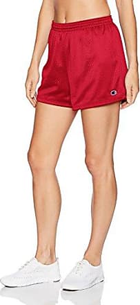 red champion shorts womens