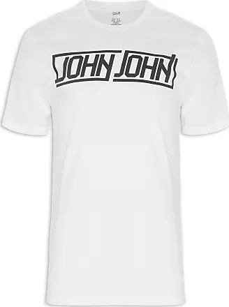 Camiseta John John Masculina Regular Splashed Live It Branca
