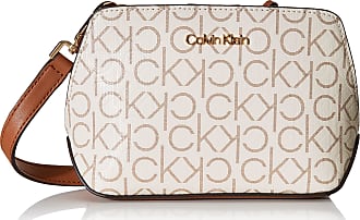 Calvin Klein Women's Ashley Round Crossbody Bag - Brown Khaki