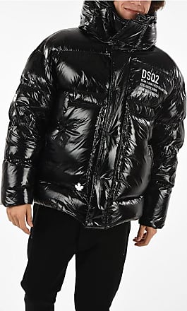 dsquared2 down jacket with fur trimmed hood