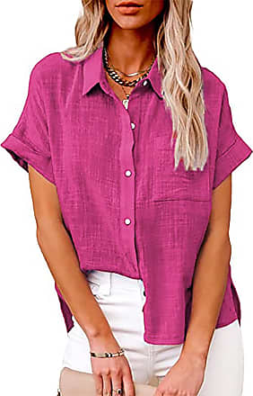 Isle of mine Oversized blouse roze casual uitstraling Mode Blouses Oversized blouses 