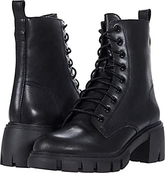 steve madden bam black womens combat boots