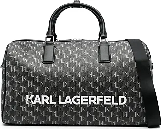 Karl Lagerfeld, KL Monogram iPhone 13 Wallet Case, Man, Black, Size: One Size