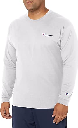 Men's White Champion Long Sleeve T-Shirts: 20 Items in Stock 