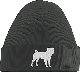 Hippowarehouse Schnauzer Logo Embroidered Beanie Hat with Bobble 