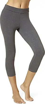 Hue Women's Ultra Leggings with Wide Waistband, Graphite Heather, X-Small