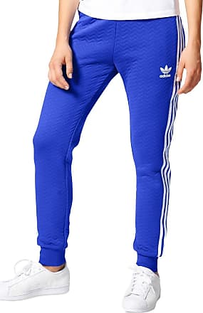 bright blue adidas pants