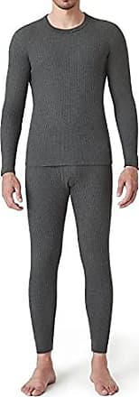 LAPASA Lot de 1 ou 2 Pantalon Thermique Homme Doublure Polaire Bas Caleçon Long sous-Vêtement LÉGER ET Chaud M10/M56 