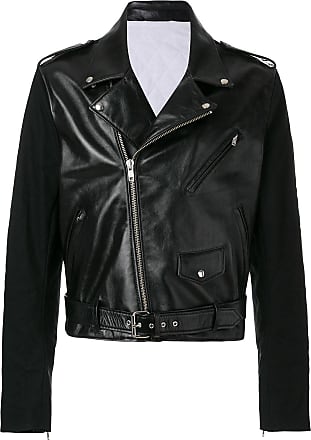 calvin klein lambskin leather jacket