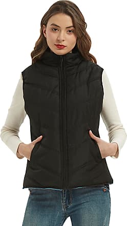Softshell Waistcoat Warm Sleeveless Coat Vest for Fall & Winter Women's Fleece Vest Outerwear with Pockets 