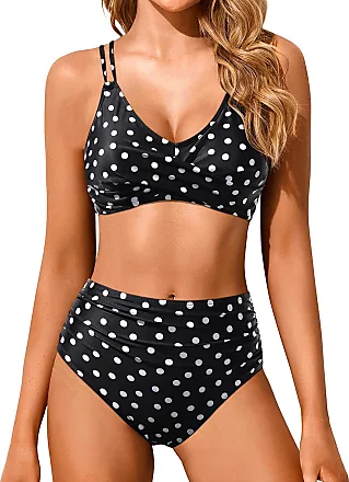 Holipick Two Piece Plus Size Swimsuits for Women High Waisted Bikini Tummy  Control Bathing Suits Twist Front Swimwear : : Clothing, Shoes 
