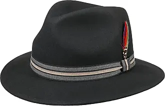 Cappello classico da uomo nero Panizza in feltro waterproof - Negozio  online abbigliamento maschile