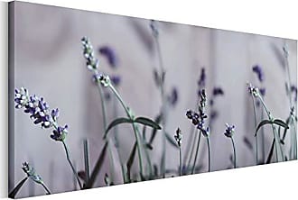 Leinwandbild Kunst-Druck 100x50 Bilder Blumen & Pflanzen Lavendel 