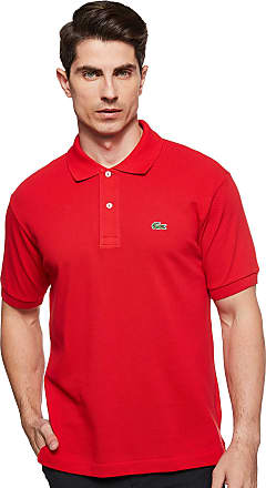 polo lacoste red