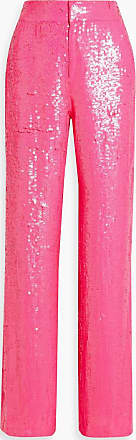 Alice + Olivia Dylan Sequin Embellished Pants in Pink