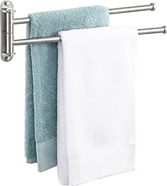KES Swivel Towel Rack, Bathroom Swivel Towel Bar Swing Out Towel Holder  4-Arm Multiple Towel Rack 13.8 Inch Space Saving SUS 304 Stainless Steel  Wall