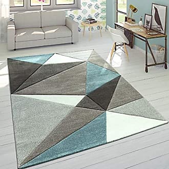 Teppich Modern Flachflor Geometr Muster  3D-Effekt Schwarz Weiß 160x230cm 