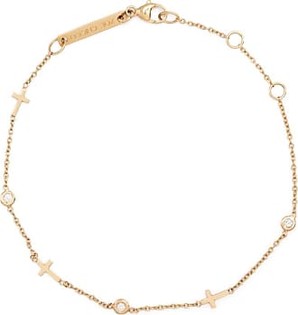 Zoë Chicco 14kt Gold Letter Bracelet with Floating Diamond – ZOË CHICCO