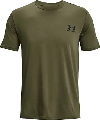  Under Armour Mens Armour Heatgear Compression Short-sleeve  T-shirt, Forest Green