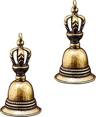 2 Stück dekorative Messing Schlüsselbund Anhänger Glocke Ornamente