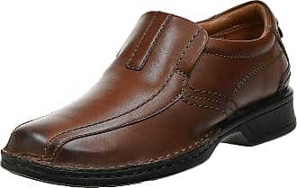 Visita lo Store di ClarksClarks Men's Tifton Step Moc Toe Slip-On,Brown Leather,US 7 M 